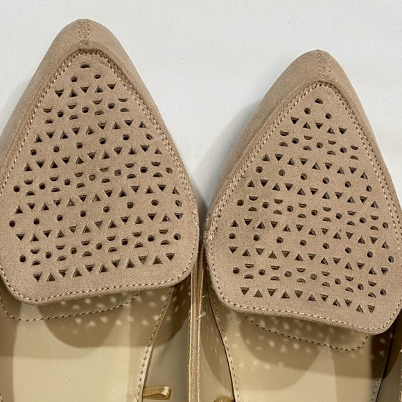 Jones New York Samantha Pointed Toe Blush Pink Flats Size 9.5 M - Picture 9 of 9